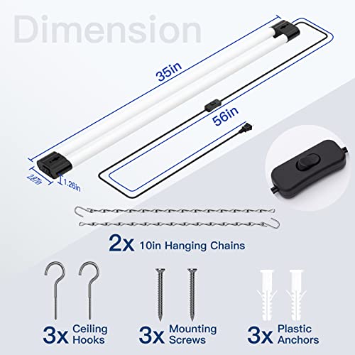 4Pack 3FT LED Shop Light (4 Count)