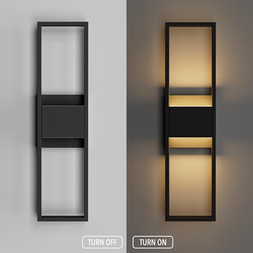20 Inch Modern Outdoor Wall Lights