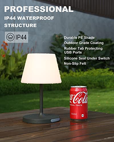 Outdoor Battery Operated Table Lamp Waterproof