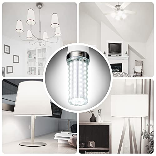 LED Corn Light Bulb 150W Equivalent 2500 Lumen 6500K Cool Daylight White 20W E26 (4 Count)