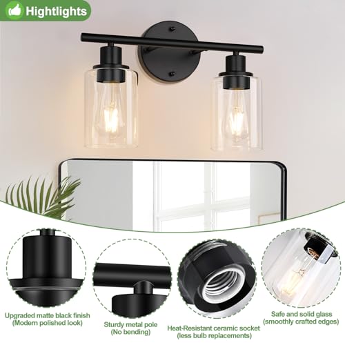 2 Light Bathroom Light Fixtures