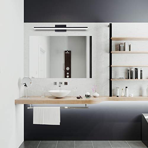 36in Modern LED Vanity Lights for Bathroom Black
