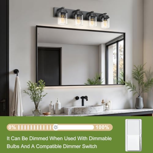 Black Bathroom Light Fixtures
