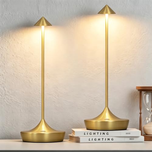 2 Pack Cordless Rechargeable LED Table Lamp (2 Count)