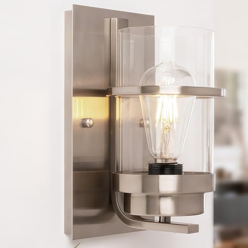 Brushed Nickel Modern Wall Sconces