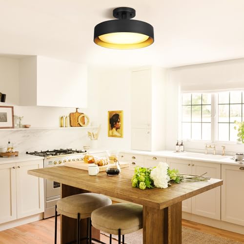 Semi Flush Mount LED Ceiling Light 3000K