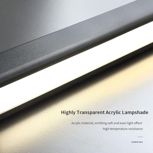 Minimalist Linear Pendant Light Dimmable LED Modern Chandelier Dining Room Island Light Restaurant Cafe Bar Office Hanging Lamp
