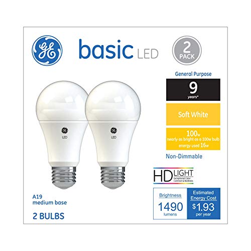 Basic LED Light Bulbs (2 Count)