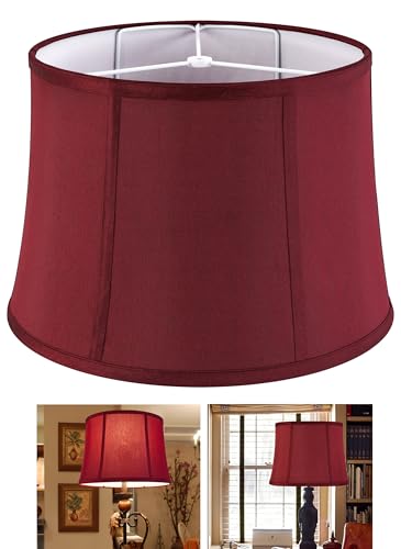 Burgundy Lamp Shade Set of 1