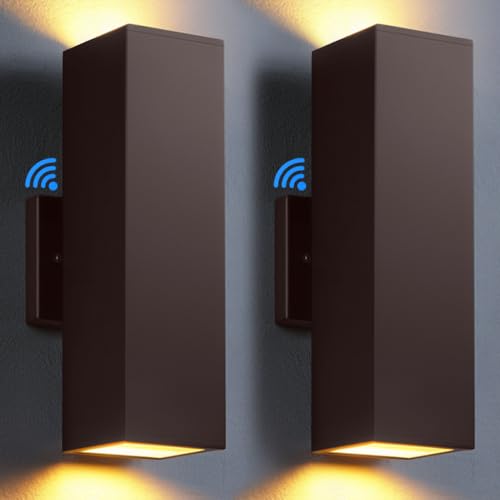 Dusk to Dawn Outdoor Wall Lights (2 Count)