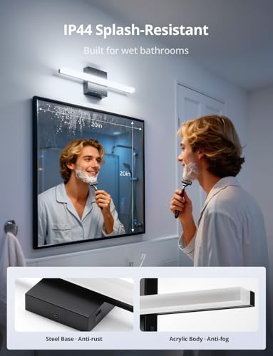 Bathroom Light Fixture Over Mirror (2 Count)