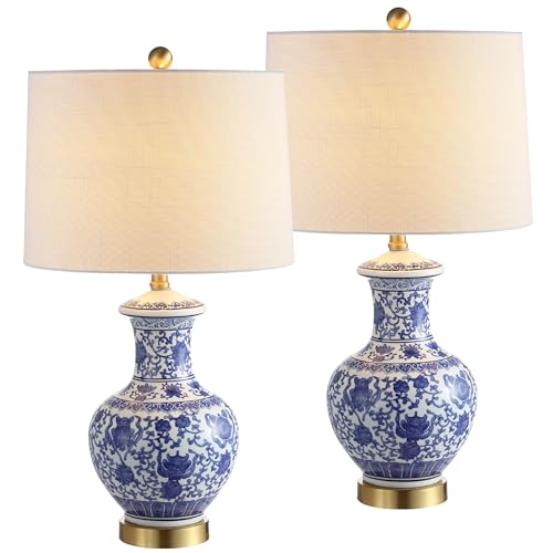 Jennifer Ceramic Ginger Jar Lamp 25.25"