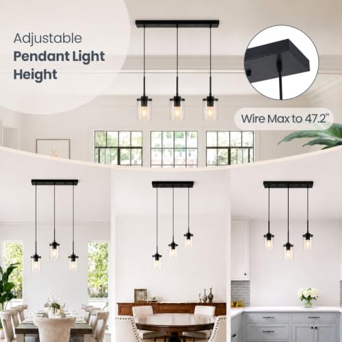 3 Light Pendant Light Fixtures