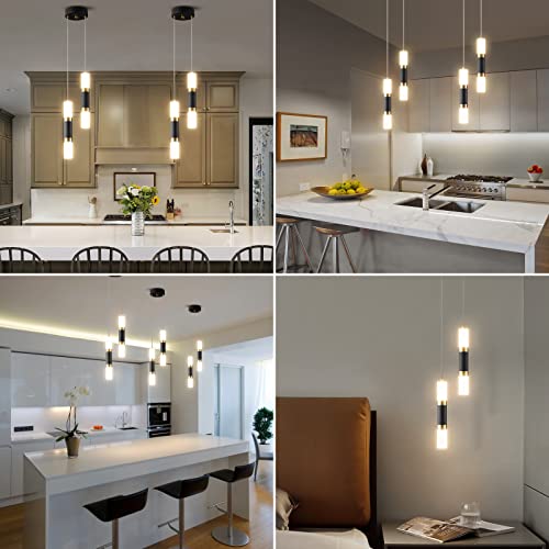 2 Light Pendant Lights Kitchen Island Dimmable LED Modern Mini Pendant Light