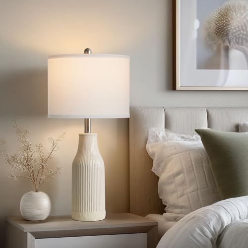 24.5" Ceramic Table Lamps Set of 2 (2 Count)