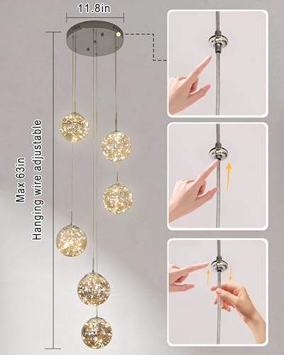 Long Chandeliers for High Ceilings (127 Count)