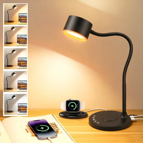 Desk lamp with 2 USB Charging Ports