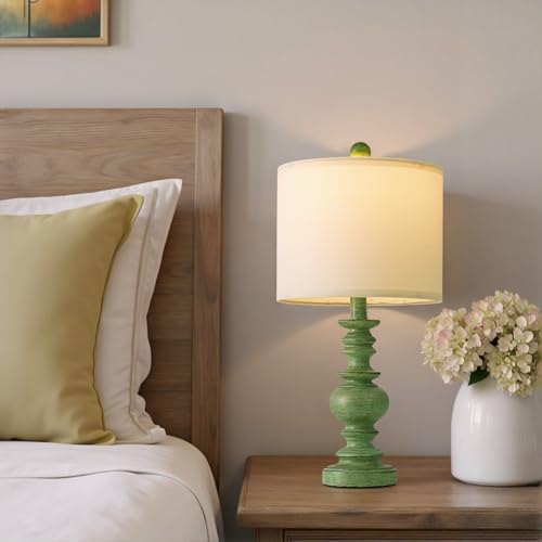 20" Sage Green Table Lamps Set of 2 (2 Count)