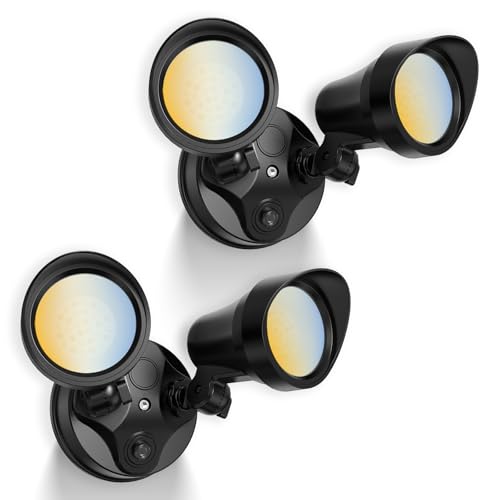 Dusk to Dawn Outdoor Lighting 30W 3500LM 3CCT 3000K (2 Count)