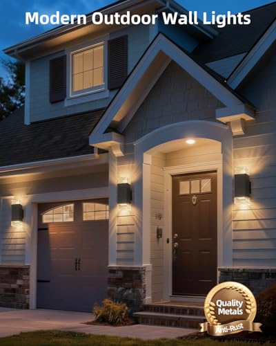Dusk to Dawn Outdoor Wall Lights 2 Pack