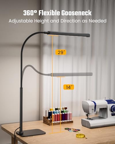 Eye Caring LED Desk Lamp Work Lamp Office Lamp with Base