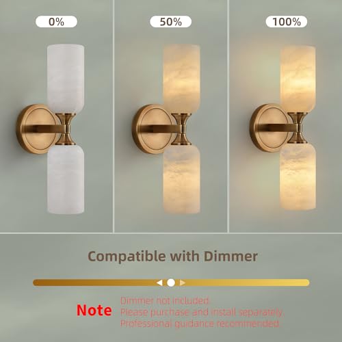 Alabaster Wall Sconce (2 Count)