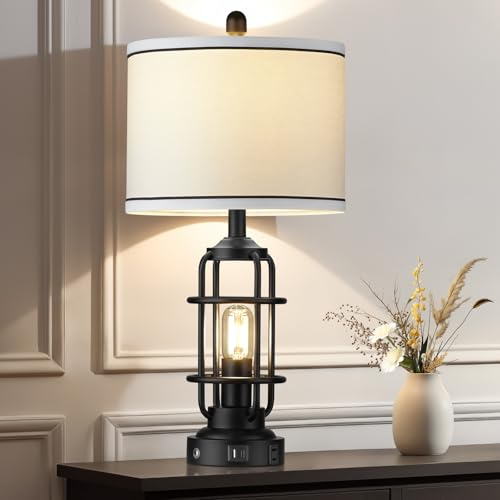 26" Modern Lamp for Living Room (2 Count)