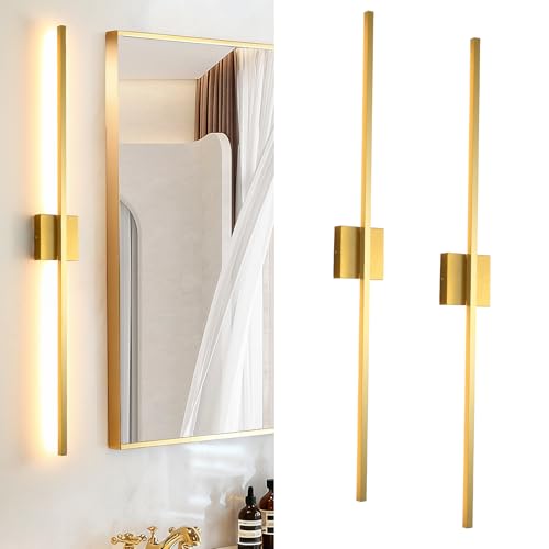 Gold Wall Sconces Set of Two (2 Count)