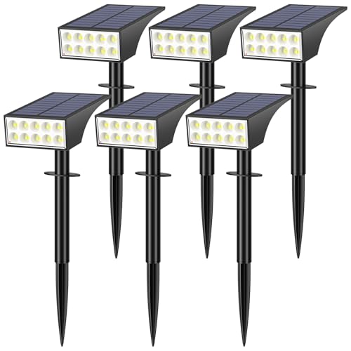 Solar Lights Outdoor Waterproof IP65 (6 Count)