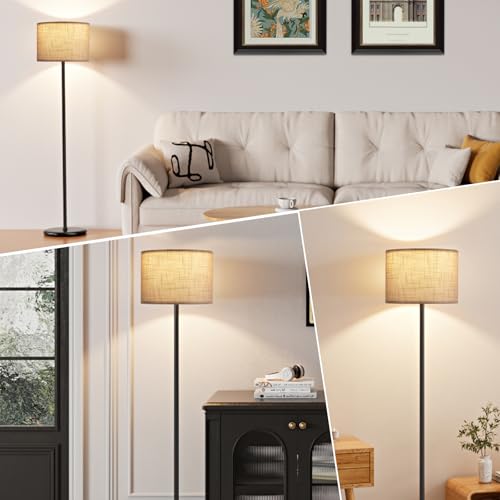 60'' Modern Floor Lamp with Shade