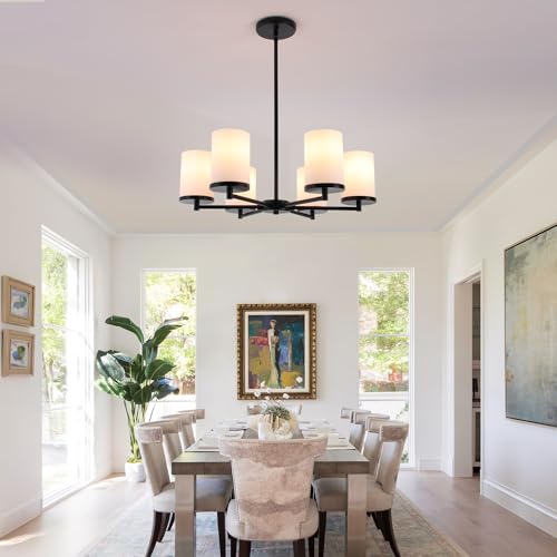 Black Chandelier (Black / 6-Light)