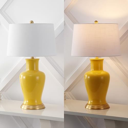 Julian Classic Ceramic Urn Metal LED Table Lamp 29"