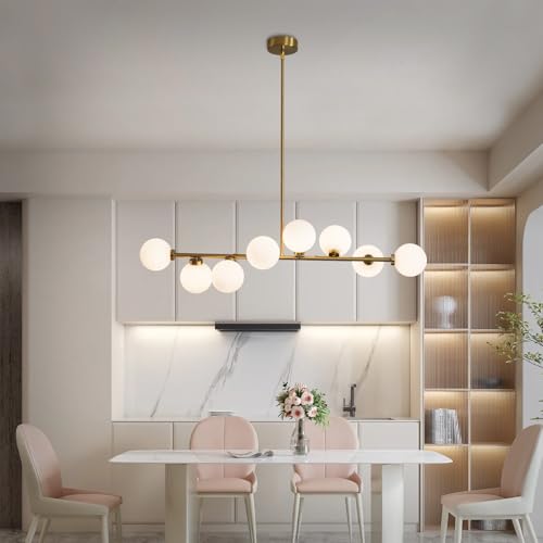 Brass Linear Chandelier