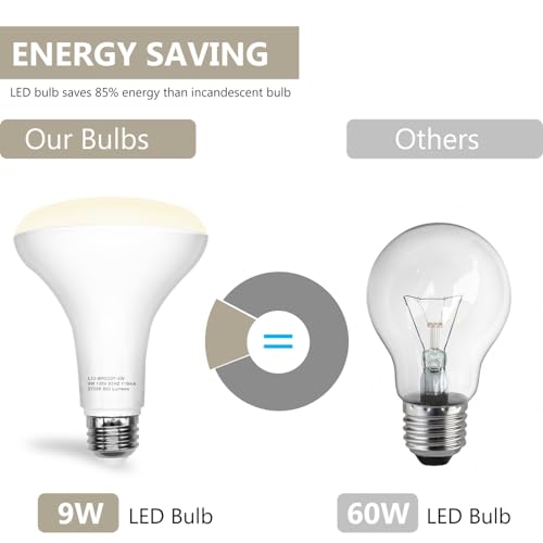 BR30 LED Light Bulbs Indoor Flood Light 65W Equivalent