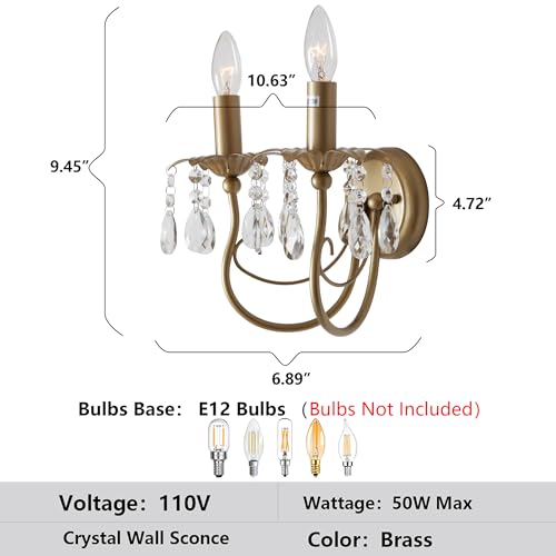 Crystal Wall Sconce