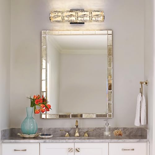 Chrome Crystal Wall Sconce