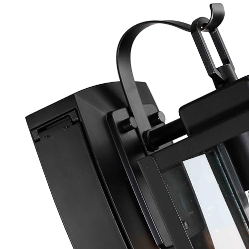 Outdoor Porch Lights with GFCI Outlet