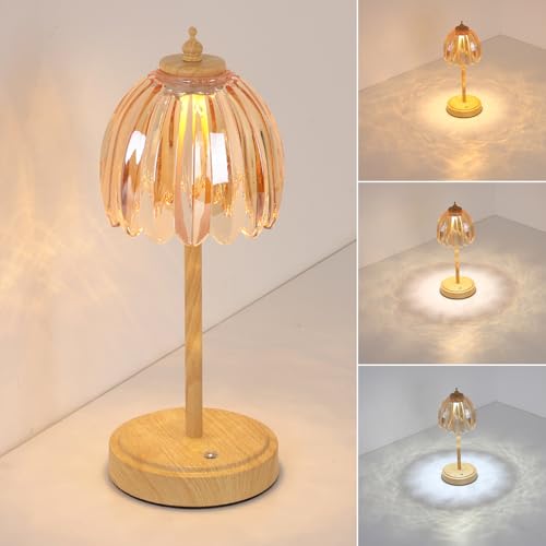 Tulip Table Lamp with 5200mAh Battery & Touch Control