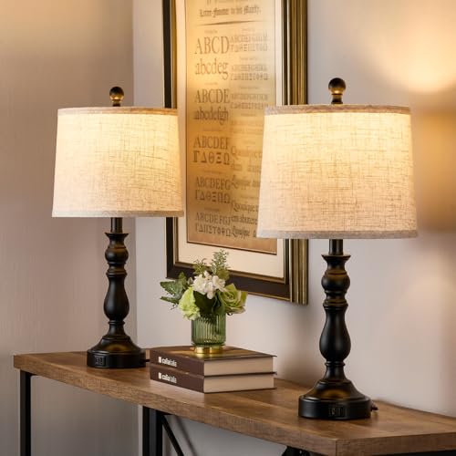 Black Table Lamps Set of 2 (2 Count)