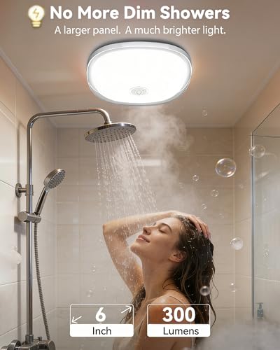 IP65 Waterproof Rechargeable Shower Light