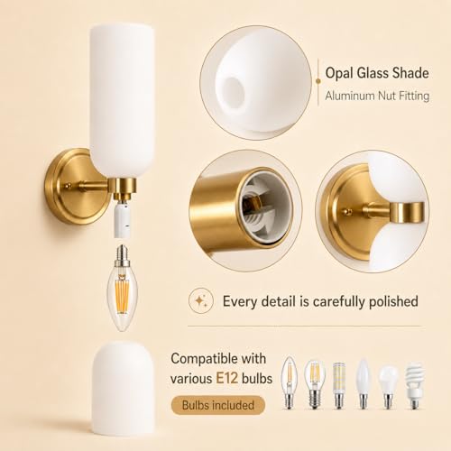 Bathroom Wall Sconces Set of Two