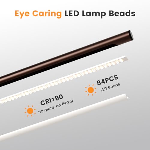 Brown LED Desk Lamp