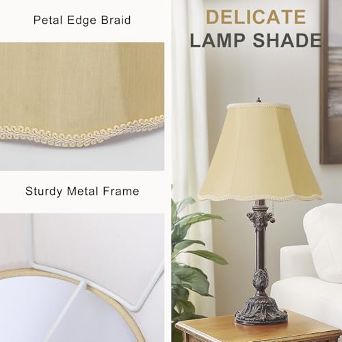 Scalloped Lamp Shades Set of 2 (2 Count)