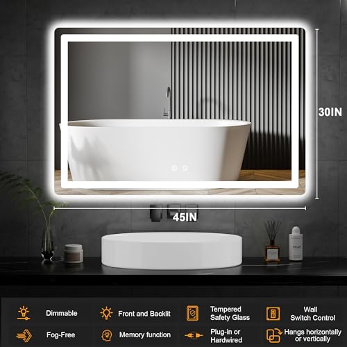 LED Bathroom Mirror with Lights