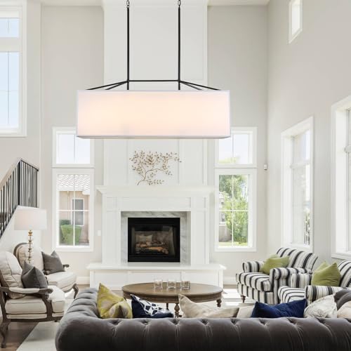 Dining Room Light Fixture Black Chandelier for Entryway 7