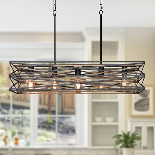 33.5''Farmhouse Dining Room Light Fixture