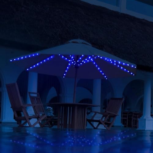 Patio Umbrella String Lights