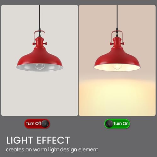 Red Farmhouse Pendant Lights