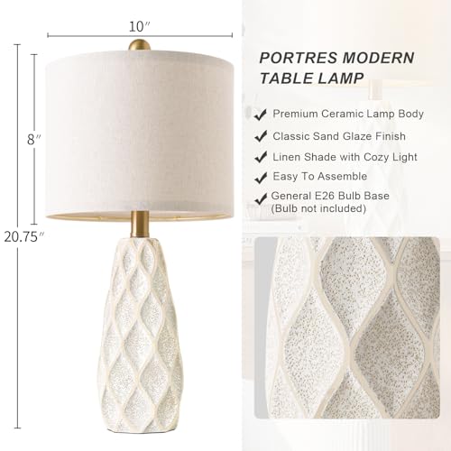 Samll Table Lamps Set of 2 for Living Room (2 Count)