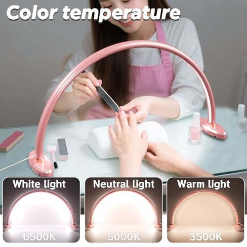 Half Moon Light for Nail Desk